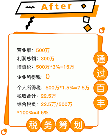 通過百豐稅務(wù)籌劃